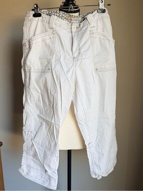 Women’s White Adventura Capri Pants with length options!